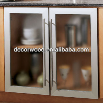 kitchen cabinet aluminum frame glass door