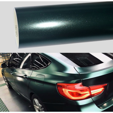 Satin Metallic Emerald Green Car Wrap Vinyl