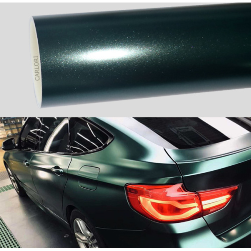 Satino metalo smaragdas žalias automobilis apvyniokite vinilą