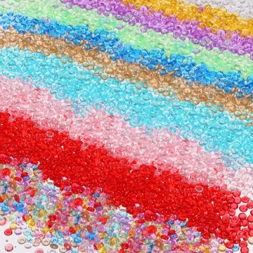 Colorful Flat Slime Beads - 100g Plastic Resin Fishbowl Beads for Slushy Slime Filler & Aquarium Decoration