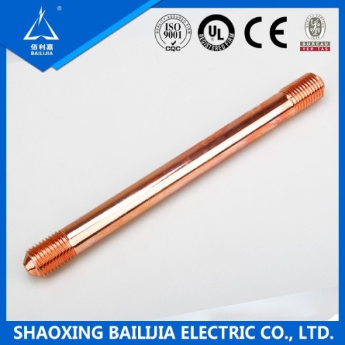 High Quality Copper Clad Steel Ground Rod , Copper Bonded Ground Rod