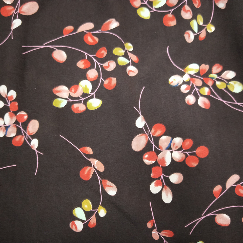 Custom 4-Wege-Stretchgewebte gedruckter Maschstoff Gewebe 97%Polyester 3%Spandex Atmungsfreie Stoff für Kleid