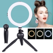 photography Studio Makeup LED Light Ring with table