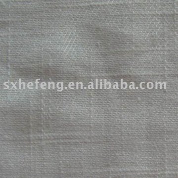 polyester slub rayon linen fabric with slub