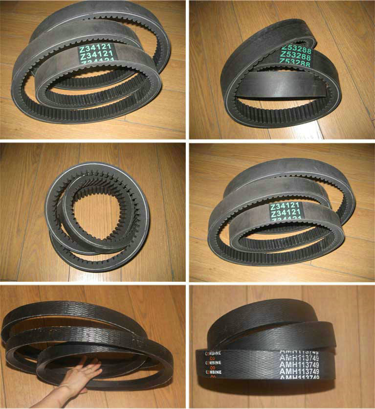 Vv Belt made in Aramid fibre cord and the agriculture v belt replacement for John Deere Drive Belts