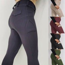 Spandex Women rijden Leggings Ademende paardensportbroek