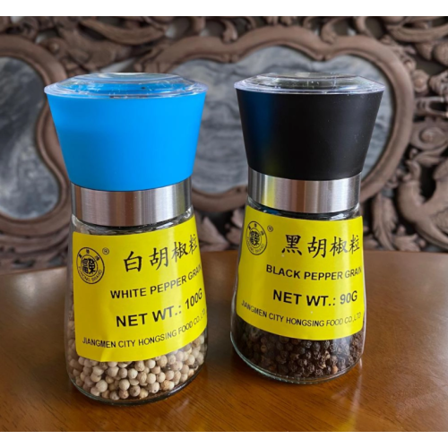 Black pepper granules for turkey cooking