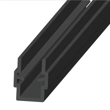 Aluminium Profile Accessories Black PP Slot Cover