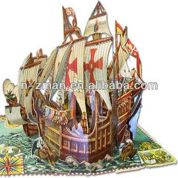 POP UP BOOK,POP UP Book with sailboat,POP UP Book Publisher