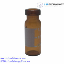 1/2 Dram Crimp Top VOA HPLC Vials with write on spot