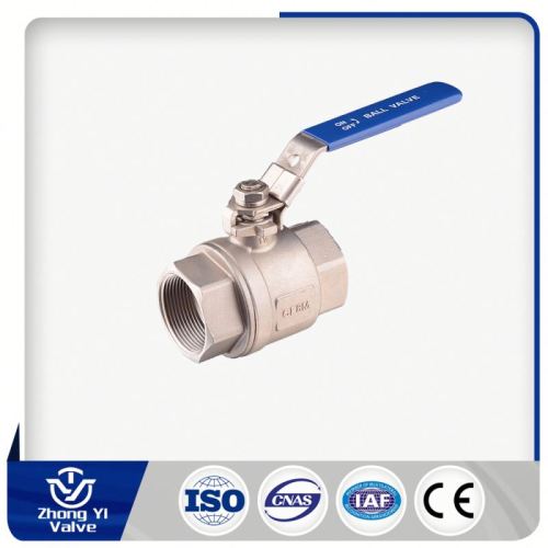 Manual Operated Casting thread medium pressure ball valve with handle