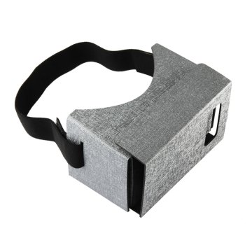 Magic and high technology virtual reality cardboard 3D glasses
