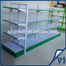 Light-duty With Wire Panel Supermarket Gondola Shelf