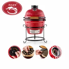 Egg Shaped Outdoor Garden Charcoal Chicken Green Egg BBQ Ceramic Grill Kamado
