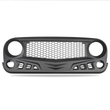 Matte Black ABS Front Grille for Wrangler JK 2007-2017