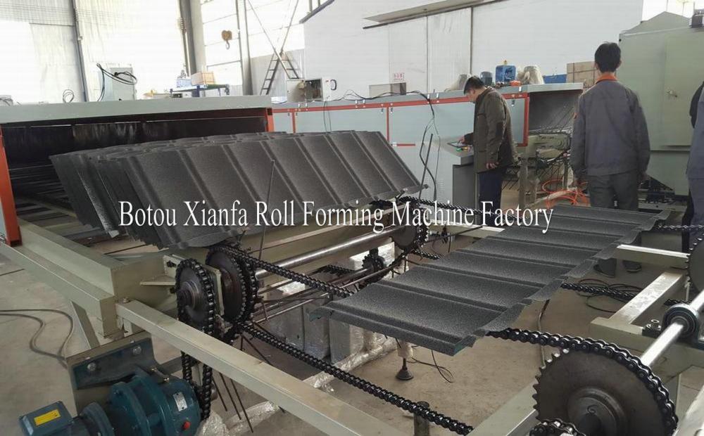 Stone Coated Steel Roof Tile Production Line