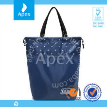 Promotional polyester drawstring gift hand bag