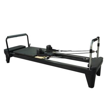 White Black Studio Sliding Infinity Bar Pilates Reformer