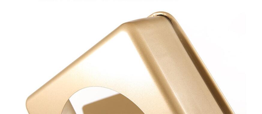 Molde para pasteles cuadrado profundo de acero de cartón de 8.5 'con fondo extraíble, dorado (8) 8.5‘Carton Steel Deep Square Cake Pan Wth Removable Bottom-Gold (8)