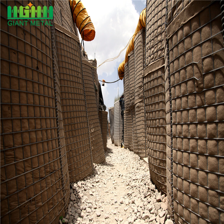 Galvanized Flood Barrier Hesco Bastion Blast Wall