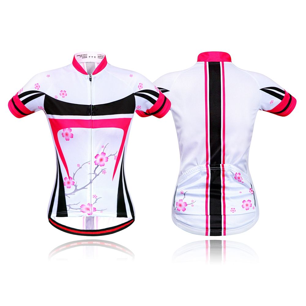 Ropa de ciclismo de manga corta ropa de fitness hecha en China fábrica para mujeres