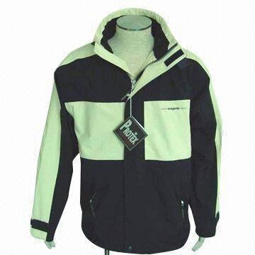 Men's windbreaker, fabric with technical performance