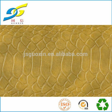 Crocodile fabric leather for bag
