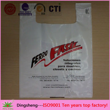 Vest plastic bag