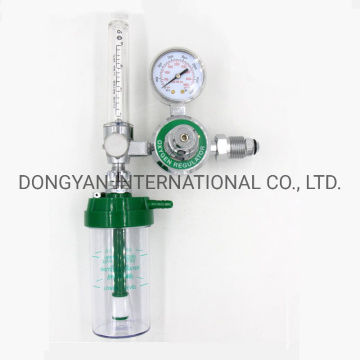 Oxygen Regulator with Humidifier Bottle