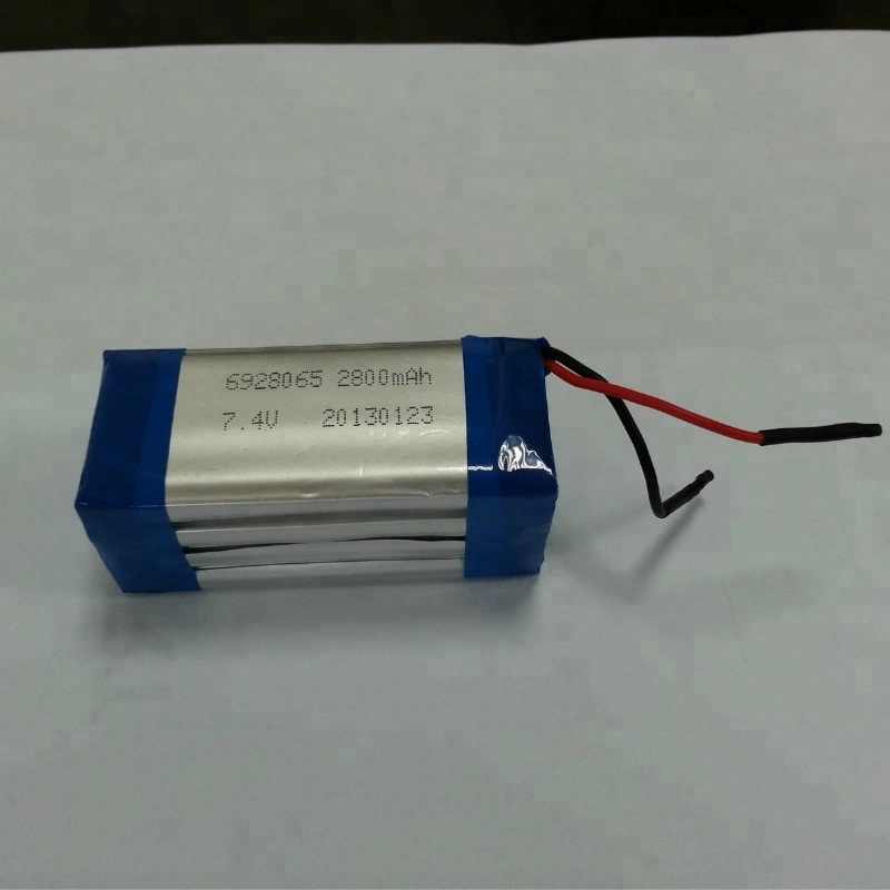 OEM Oplaadbare Li-Polymer Battery Pack 7.4V 1800MAH