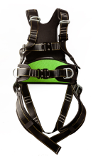 Polyester five-point electric wind safety belt