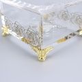 Hot selling square acrylic jewelry organizer