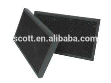 piece type honeycomb activated carbon air filter