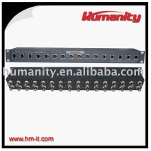 Humanity 16ports RJ45/RJ48 to BNC Balun Panel