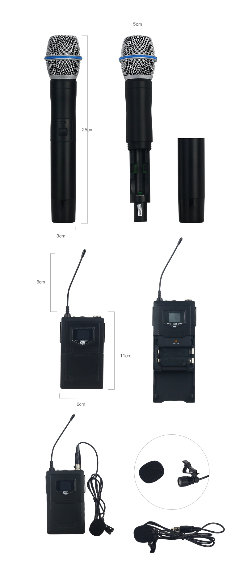 2020 Oem Family Ktv Ur24d Wireless Microphone