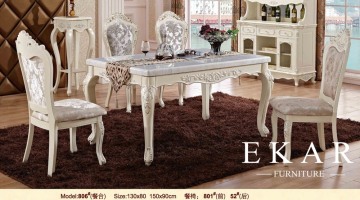 Italian marble dining table set marble center table dinner sets