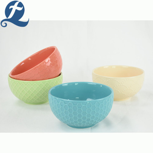 New product Korean ceramic round bulk kitchen bowl