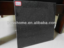 High polishing natural granite floor tiles black granite