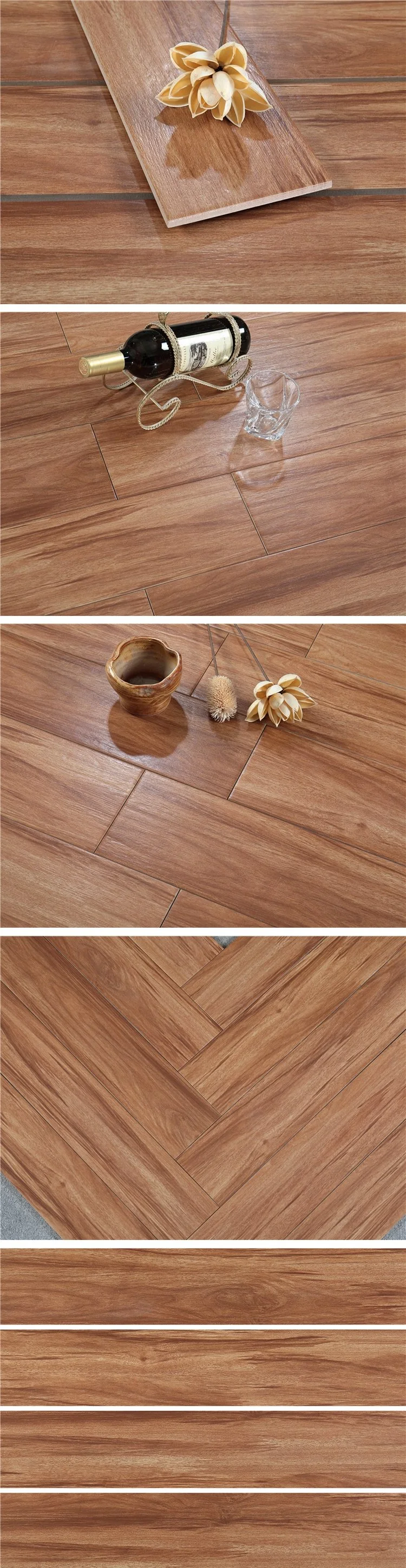 6X32 Inch Matt Glazed Surface Natural Wood Tile Porcelain