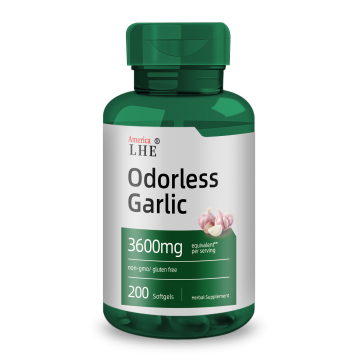 Odorless Garlic Softgels 3600 mg 200 Softgels