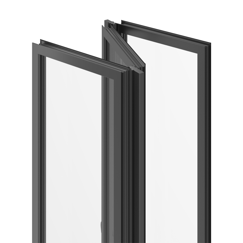 porta dobrável em liga de alumínio aluminum alloy folding door