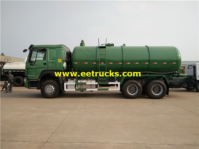 20m3 sinotruk maji taka sludge malori