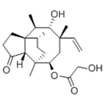 Acetic acid,2-hydroxy-,( 57358736, 57279336,3aS,4R,5S,6S,8R,9R,9aR,10R)-6-ethenyldecahydro-5-hydroxy-4,6,9,10-tetramethyl-1-oxo-3a,9-propano-3aH-cyclopentacycloocten-8-ylester CAS 125-65-5