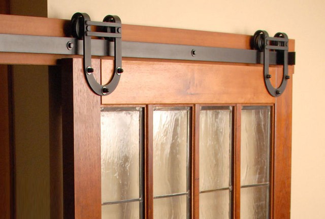 6ft sliding barn doors hardware system, heavy duty rollers