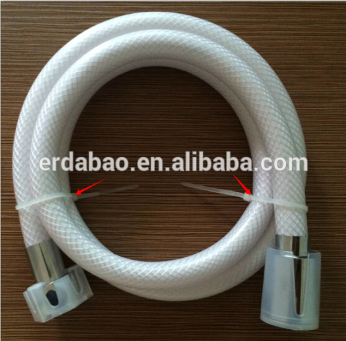 White Color flexible extension PVC shower hose pipe All Fresh Material