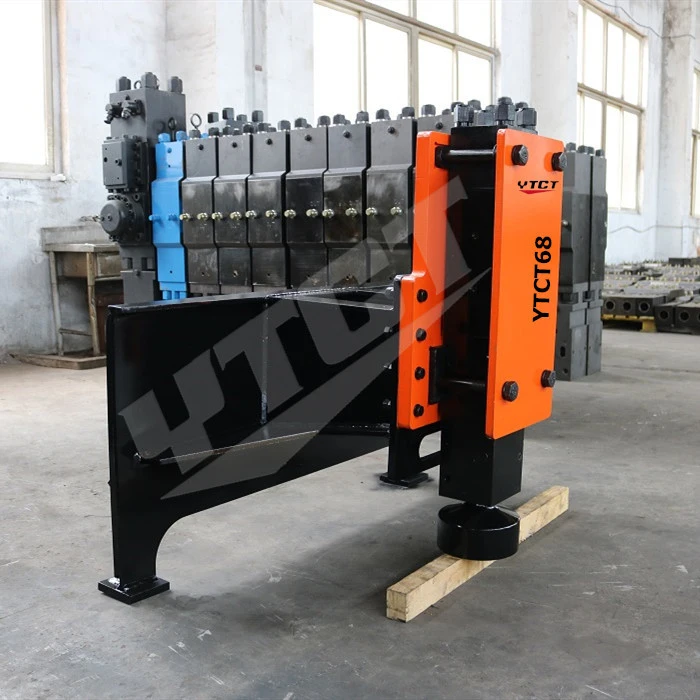 Excavator Attachment Skid Steer Loader Post Driver Hydraulic Forging Hammer