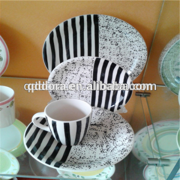 handpainted stoneware dinner set,indian dinner sets