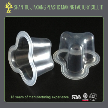 Custom design mini fruit jelly dessert cups plastic