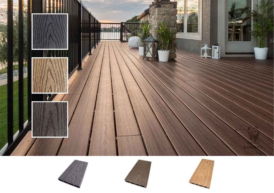 Waterproof Outdoor Long Lasting Decorative Wood Like Composite Terrace Decking