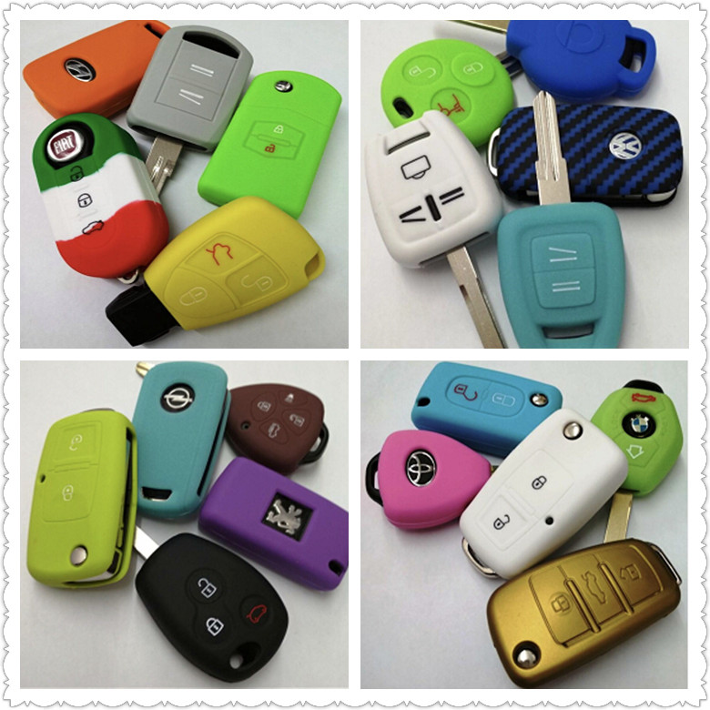 silicone car key cover